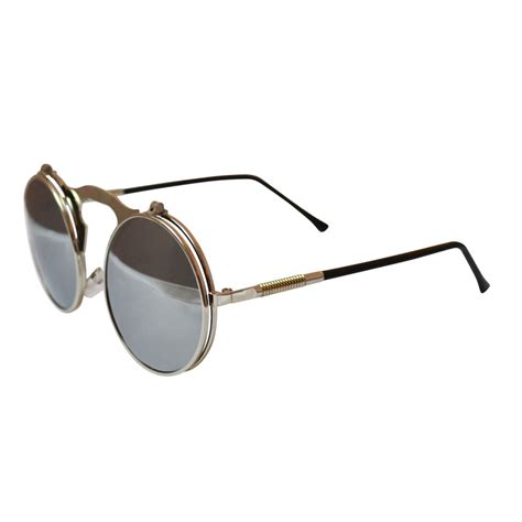 silver round sunglasses long hair|Amazon.com: Silver Round Sunglasses.